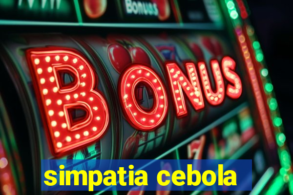 simpatia cebola