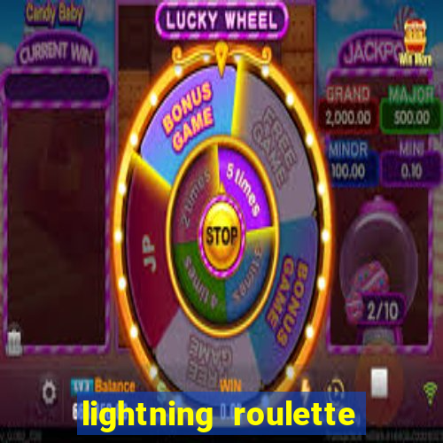 lightning roulette como jogar