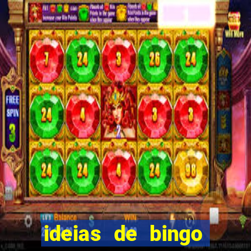 ideias de bingo para o natal