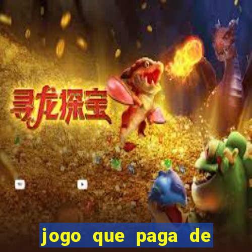 jogo que paga de verdade no pix