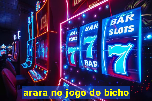 arara no jogo do bicho